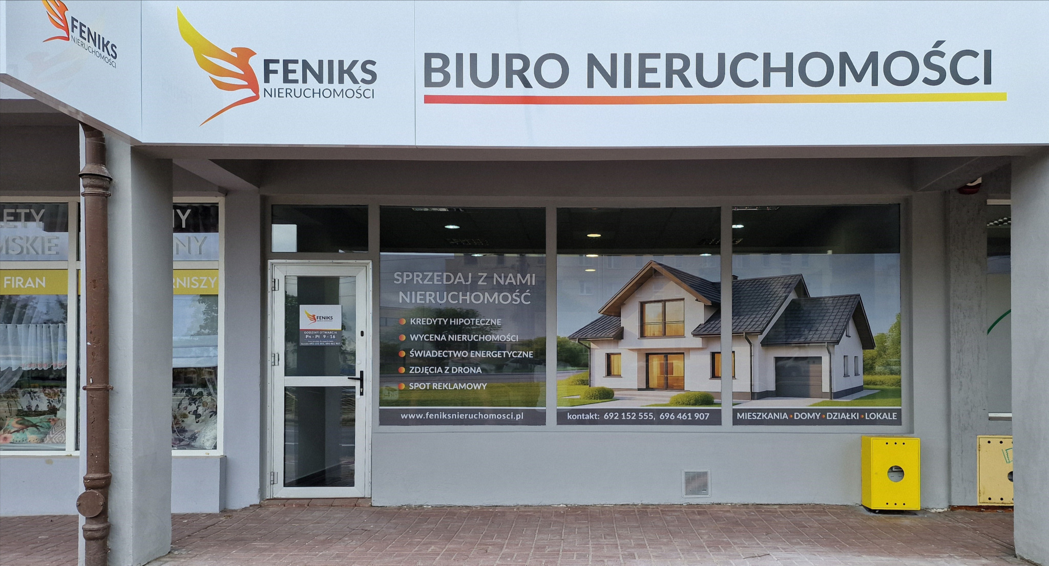 To nasze biuro, mieścimy się w Elblągu przy ulicy Płk. Dąbka 140/7 - pasaż handlowy za stacją Shell