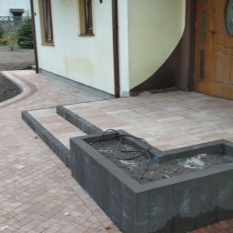 Układanie kostki brukowej Śleszyn 1