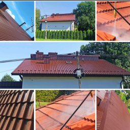 DAW-MAT Dawid Hanuszek - Mycie dachówki, malowanie dachów agregatem hydrodynamicznym.