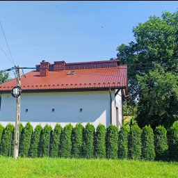 DAW-MAT Dawid Hanuszek - Końcowy efekt mycie dachówki oraz malowanie.