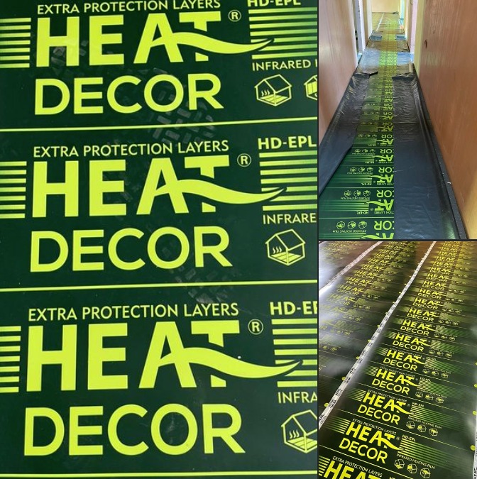 Folie grzewcze na podczerwień