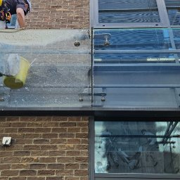 Life on The Line - Mycie daszków szklanych