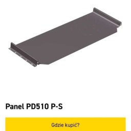 M.A.M. DREWNO MARCIN STACHOWIAK - Panel dachowy na rąbek Pruszyński PD510 P-S, prezentowany na stronie internetowej. Widok z góry, ukazujący detaliczny profil elementu.