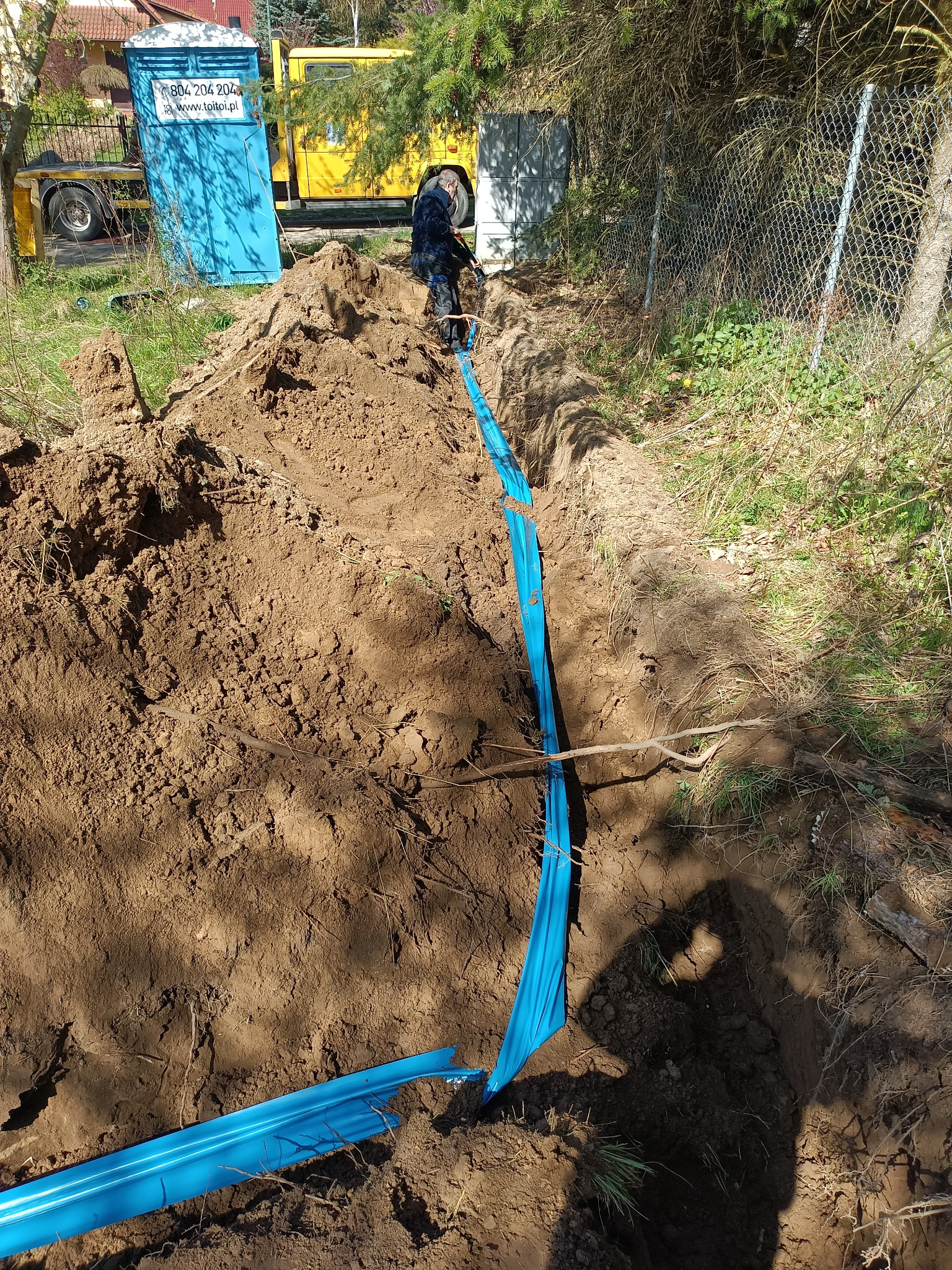 Wykonanie wewnętrznej linii zasilającej.