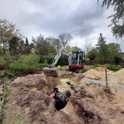 Hydrotech Tomasz Zglinicki - Montaż oczyszczalni ekologicznej Metria 3000l 2k