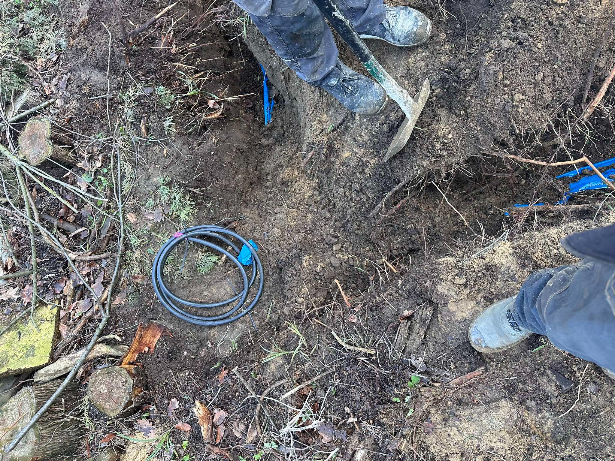 Zasilanie od złącza do domu