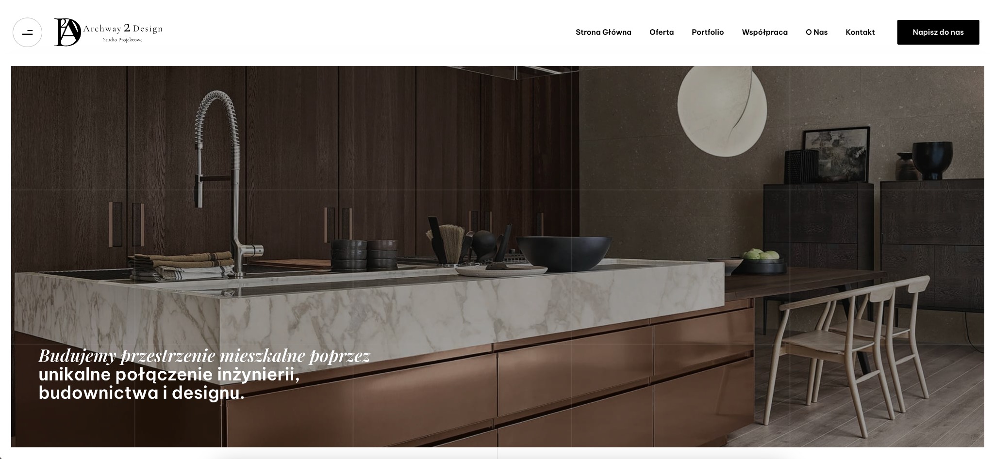 Strona internetowa dla projektantki wnętrz