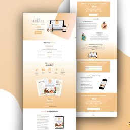 GOLDSIDE Piotr Czopik - Projekt strony internetowej prezentujący ofertę e-booka o kwasach Omega, z widocznymi elementami graficznymi, informacjami o autorach i sekcjami zachęcającymi do zakupu.