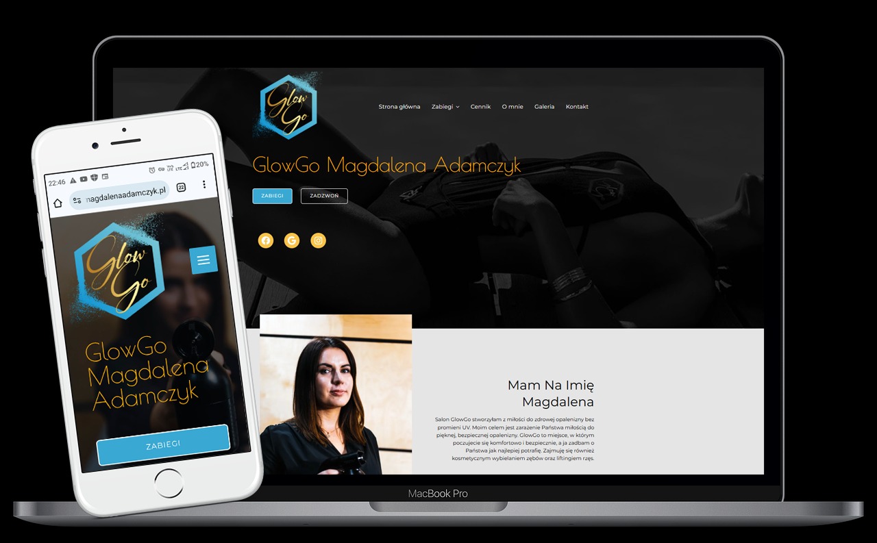Strona internetowa dla branży beauty, fryzjer, kosmetyczka, barber, salon urody