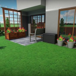 Harmonia Pracownia Projektowania Ogrodów - Projekt nasadzeń przy budynku wielorodzinnym, Gdańsk