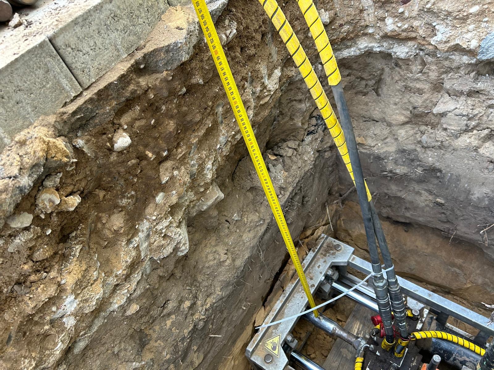 Zdjęcie z przecisku sterowanego pod drogą