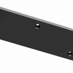 adam Al-Dorani - Fragment konstrukcji metalowej z otworami montażowymi, widok z bliska, oświetlenie studyjne.