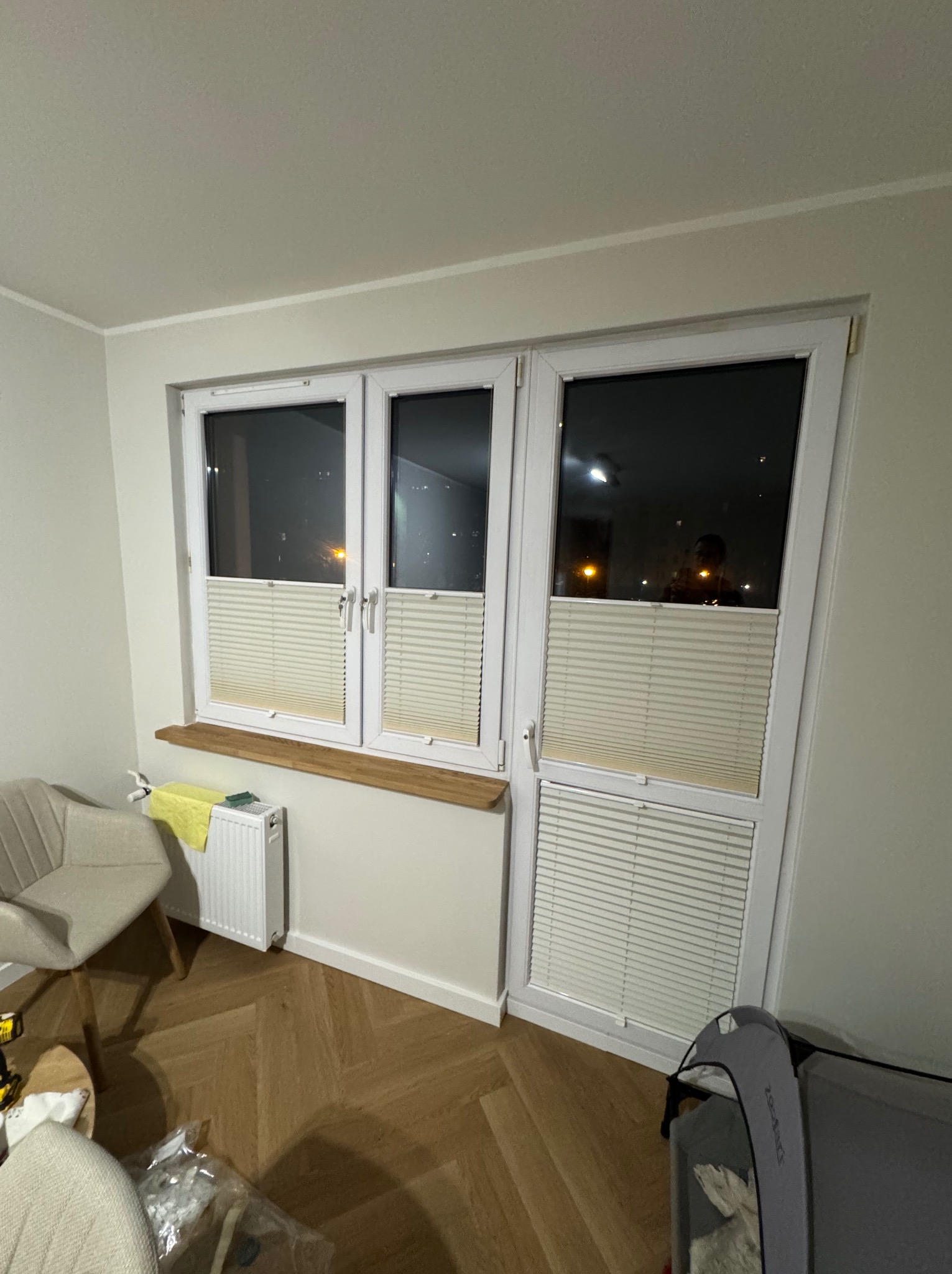 Plisy na wymiar z montażem