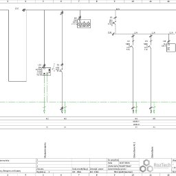 Schemat jednokreskowy instalacji elektryczne