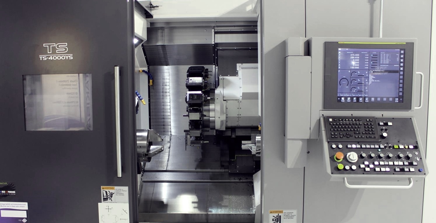 TOKARKA CNC TAKISAWA TS 4000YS Przechwytujące wrzeciono Napędzane narzędzia