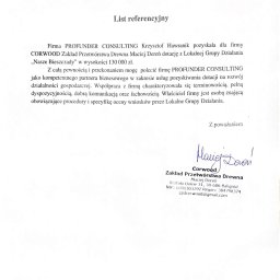 PROFUNDER CONSULTING Krzysztof Hawranik - Referencje - pozyskanie dotacji z LGD 'Nasze Bieszczady'