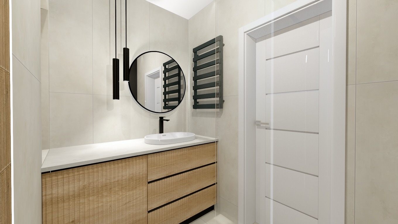 Projekt łazienki w realizacji