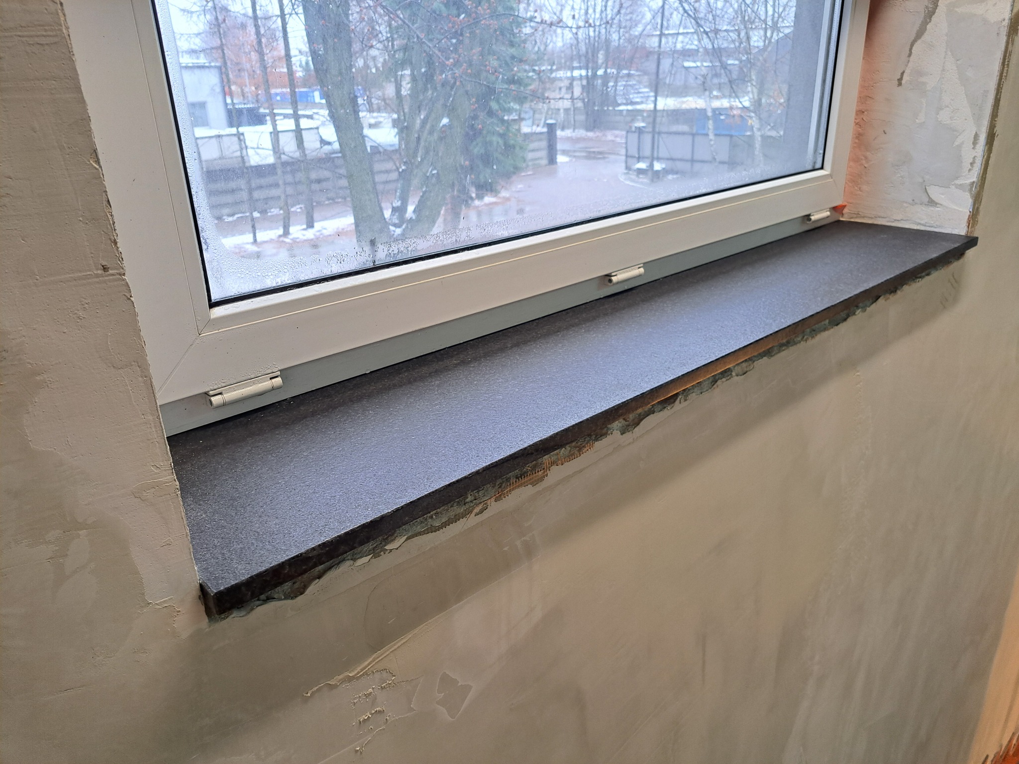 Parapet Absolut black szczotkowany