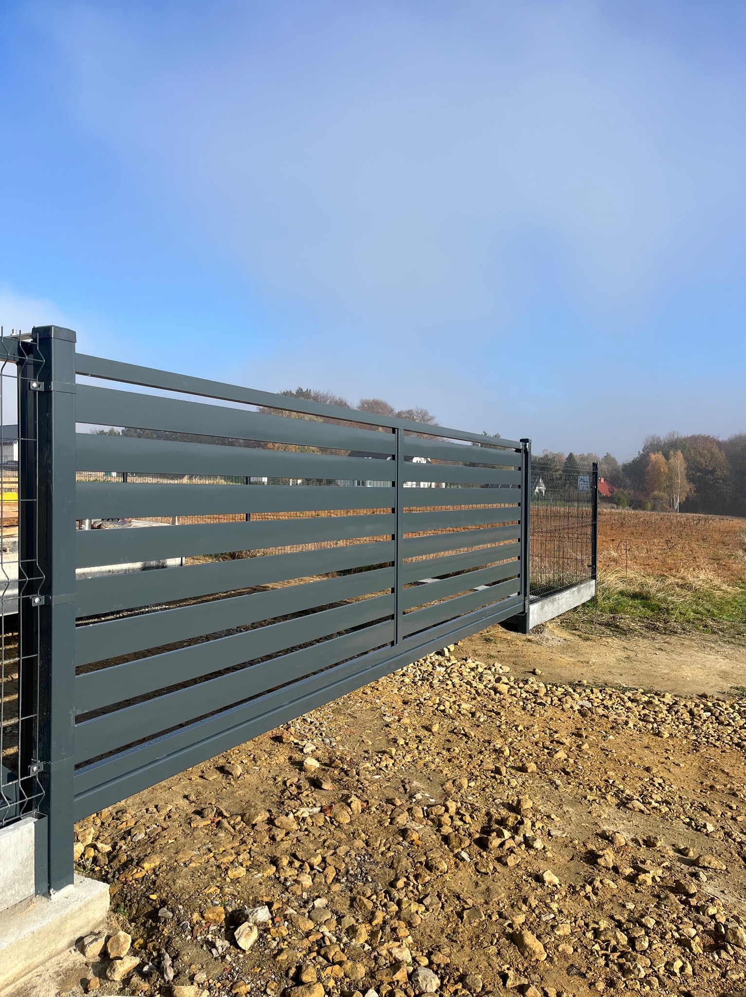 Brama Palisadowa przesuwna