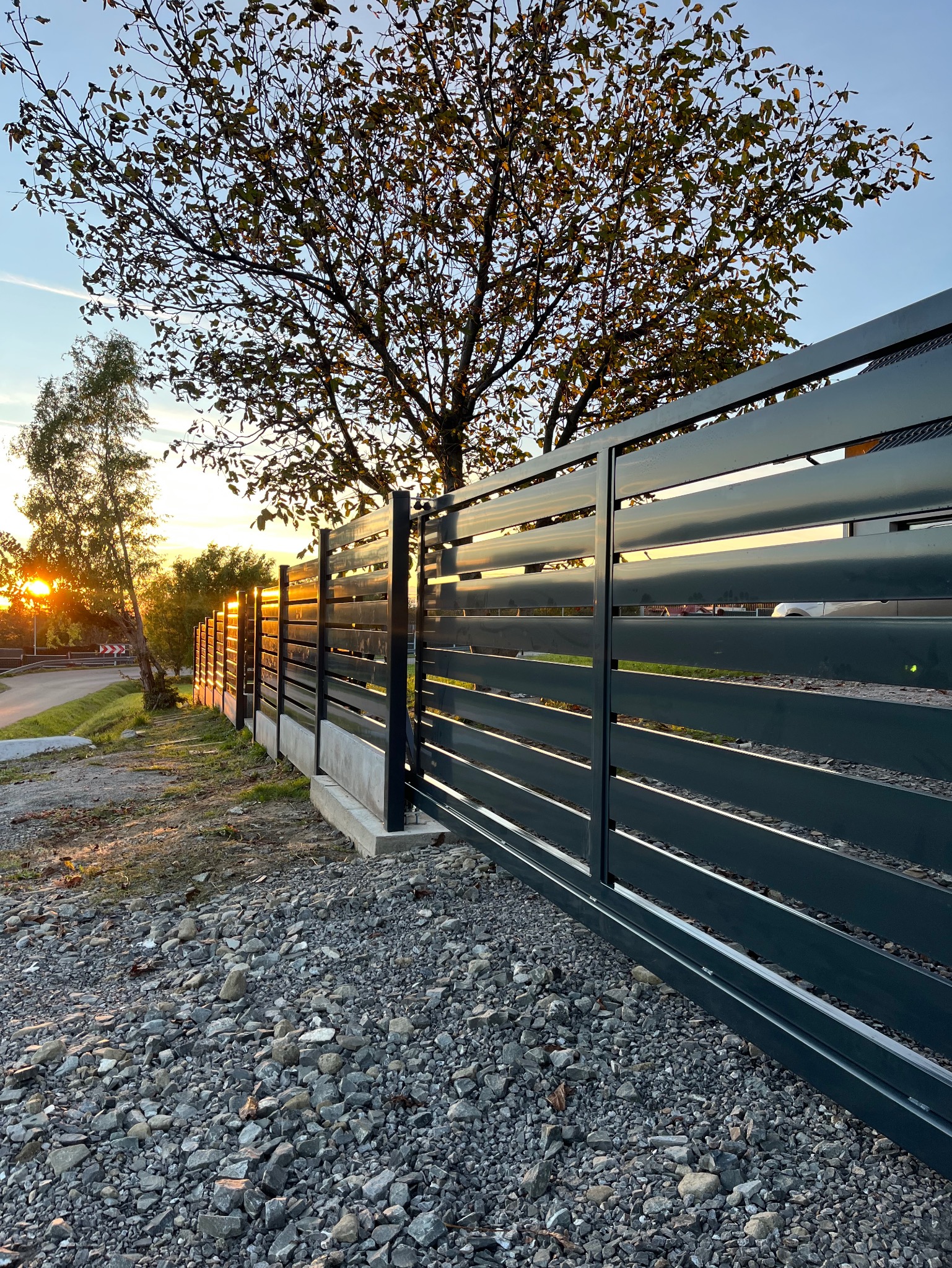 Ogrodzenie Palisadowe wraz z bramą przesuwną