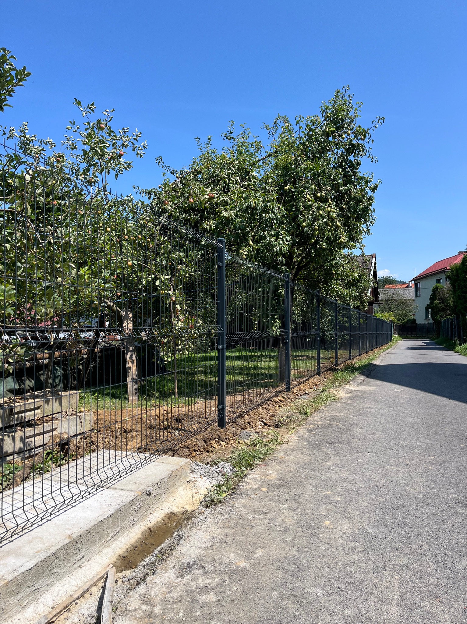 Ogrodzenie panelowe beż podmurówki - Żywiec