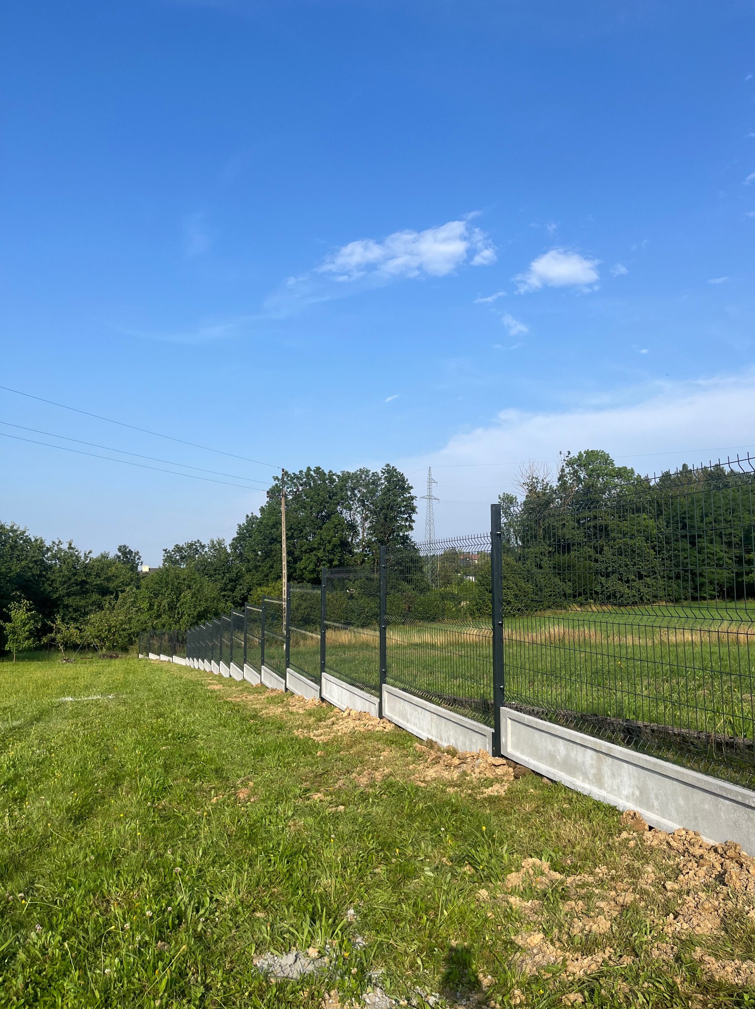 Ogrodzenie panelowe / murki 30 cm / Kozy