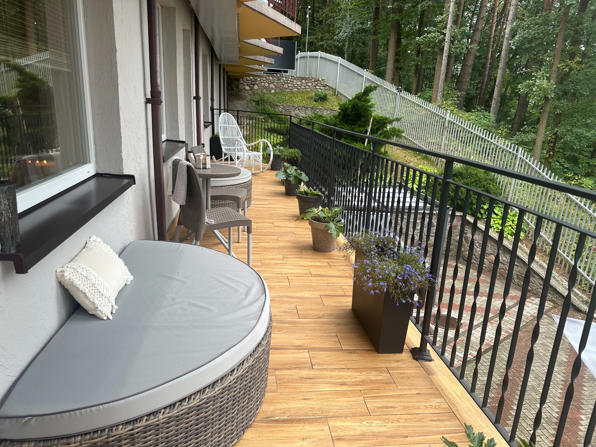 Taras do odpoczynku SPA