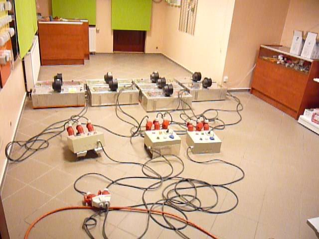 Osuszanie pomieszczeń po powodzi.