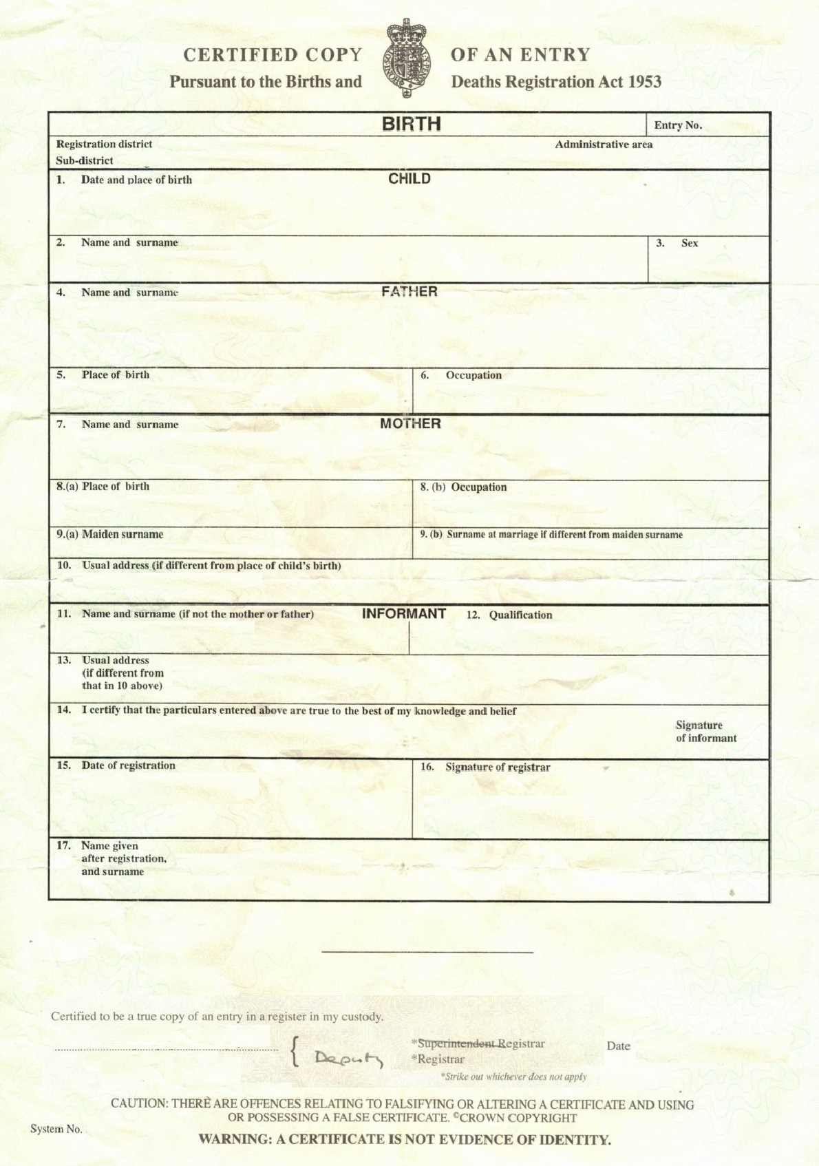 Tłumaczenie przysięgłe aktu urodzenia z angielskiego na polski!