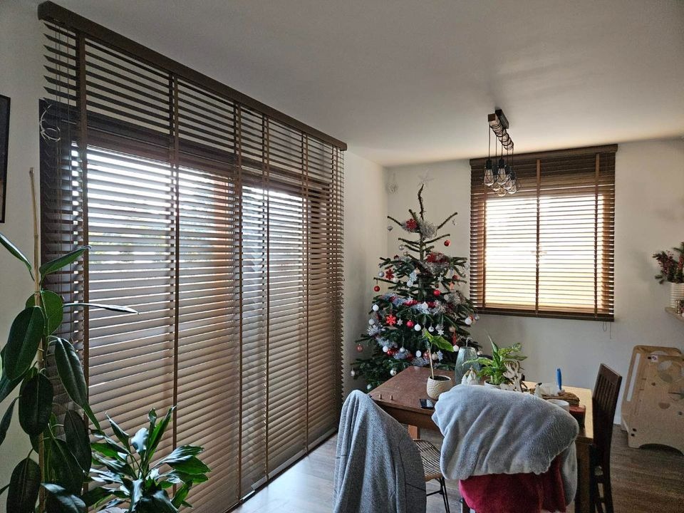 zaluzje drewniane o szerokosci lameli 5 cm