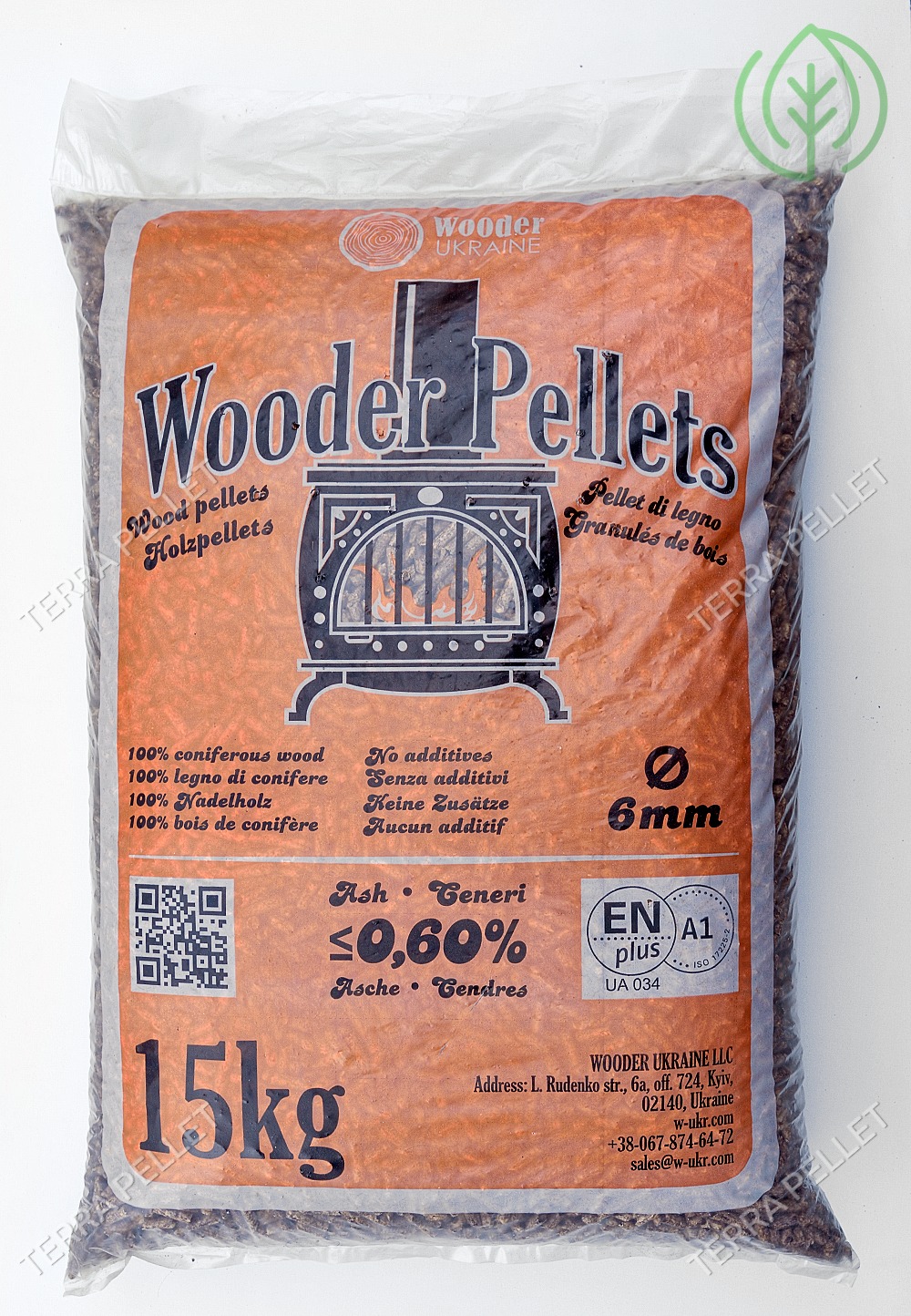 'Wooder' - zdjęcie 1/3 - 100% sosna - certyfikat EnPlusA1 - tani pellet z certyfikatem