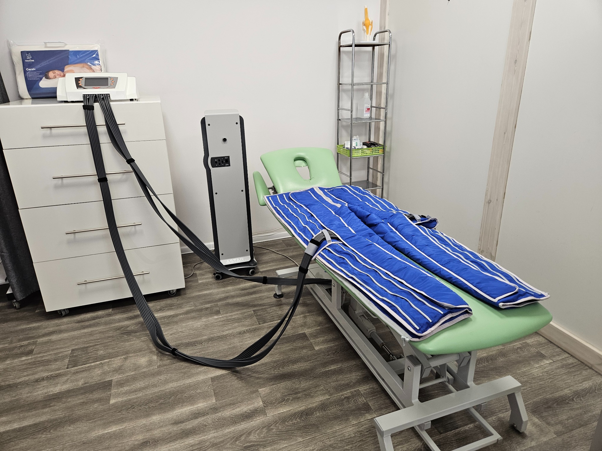 Drenaż limfatyczny mechaniczny przygotowany do pracy