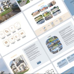 Kasia Skrobotowicz - Układ graficzny strony internetowej prezentujący wizualizacje osiedla mieszkaniowego, z informacjami o lokalizacji, standardzie wykończenia, etapach budowy, wizualizacjami budynków i kontaktem.