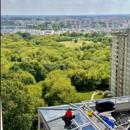 Mycie okien na wysokości Warszawa 1