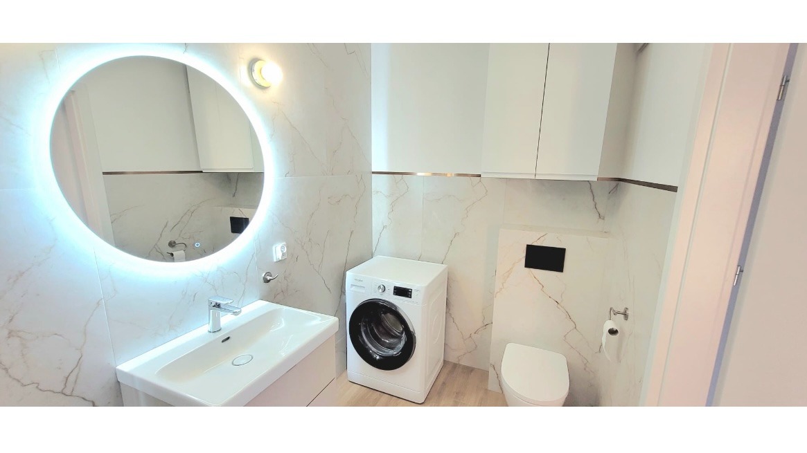 łazienka 5m2/6 dni (hydraulika, zabudowa gk, płytki, biały montaż)