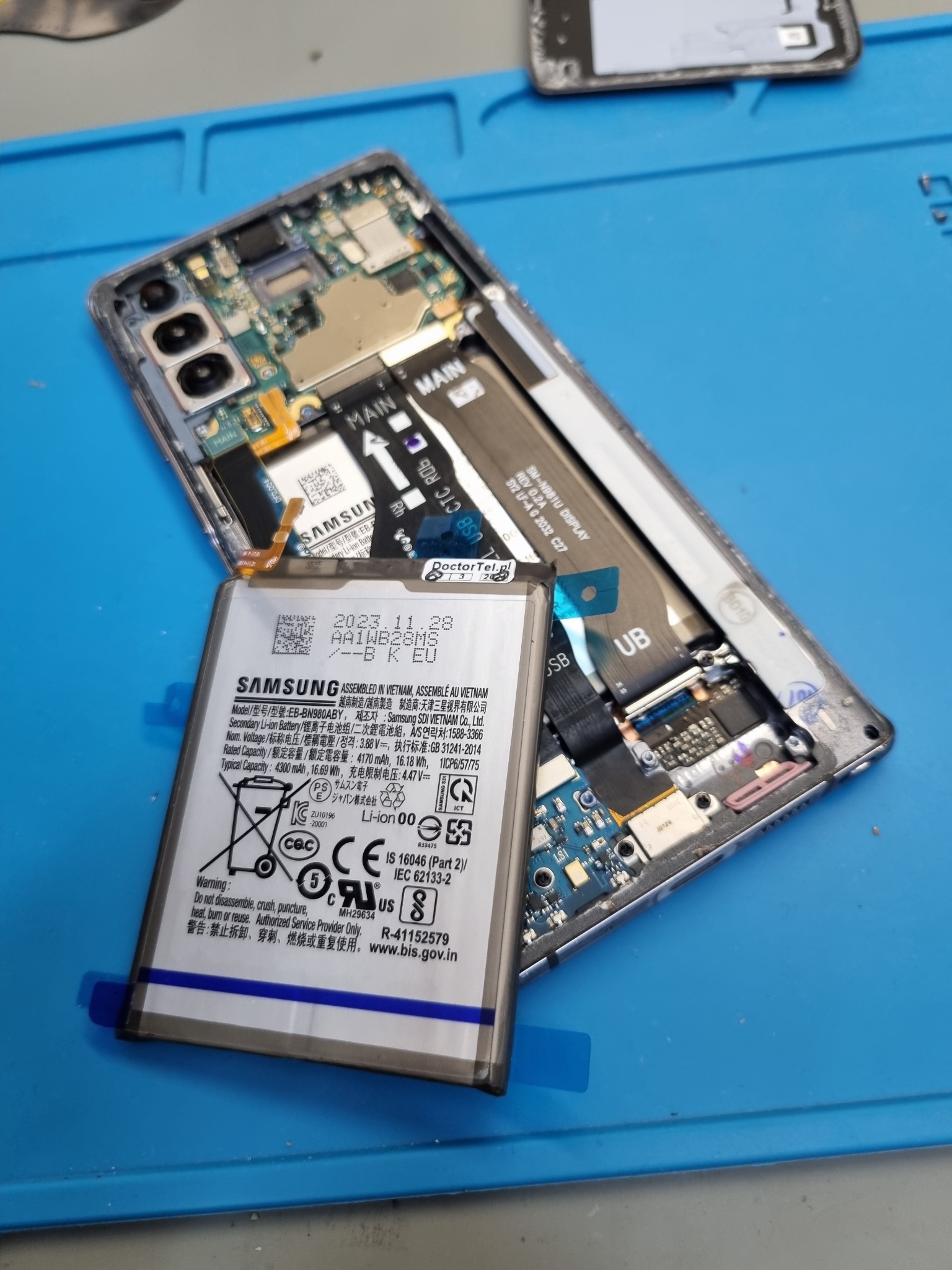 Wymiana baterii w telefonie Samsung Warszawa