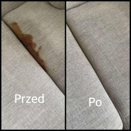 Mocne zabrudzenia kanapy