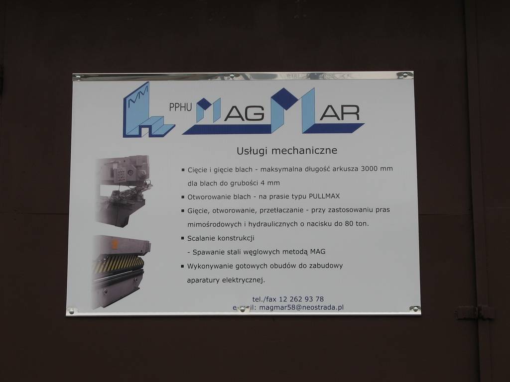 'Cięcie, giecie blach ,otworowanie'