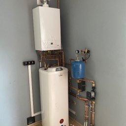 Montaż kotła jednofunkcyjnego z wymiennikiem 