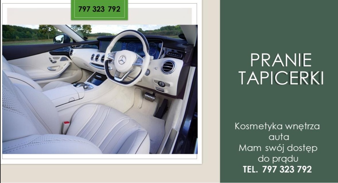 Wnętrze luksusowego, białego kabrioletu Mercedes-Benz, widok na deskę rozdzielczą, kierownicę i fotele z perforowanej skóry.