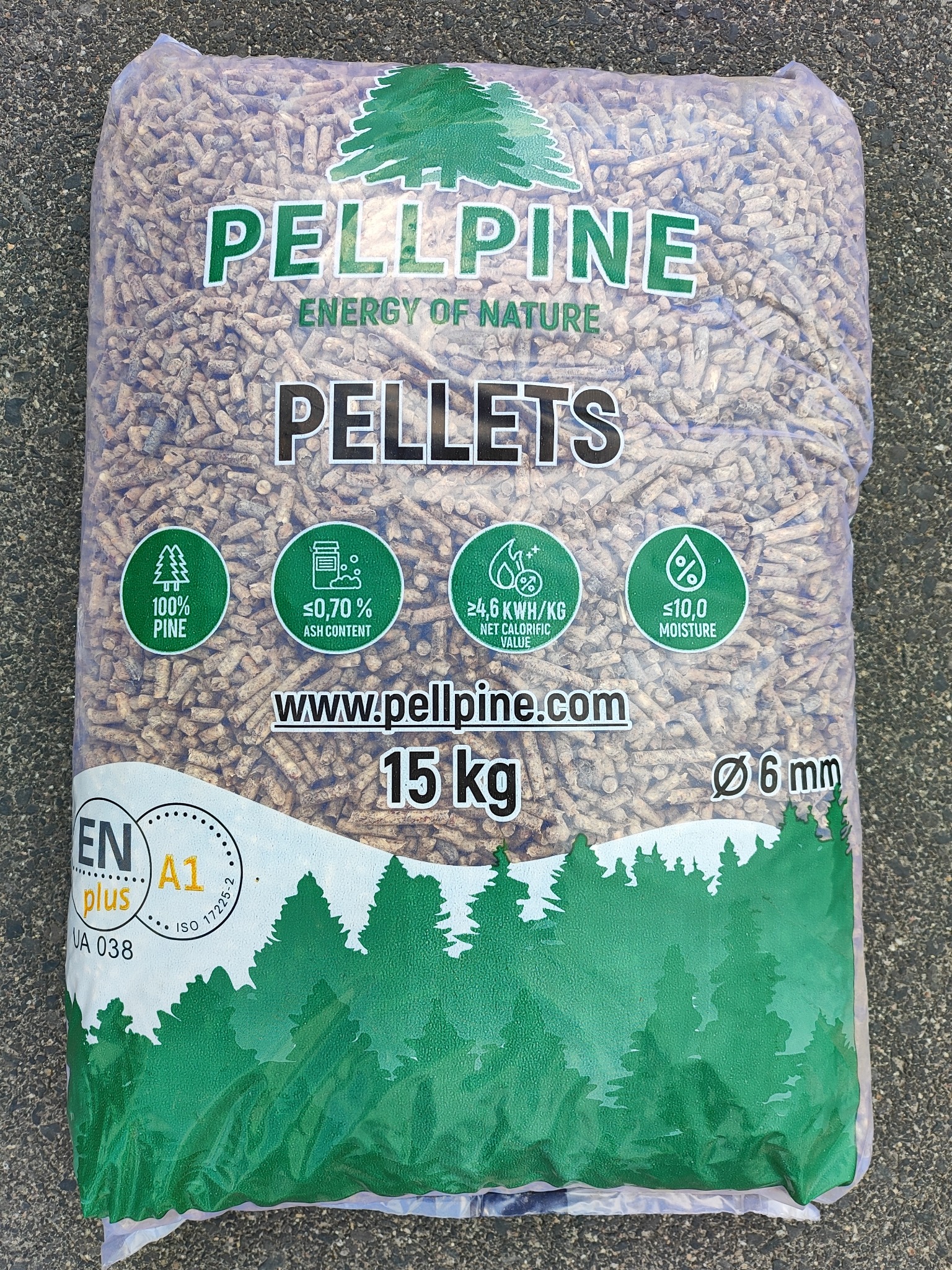 Pellpine Pellet EN+A1 UA 038