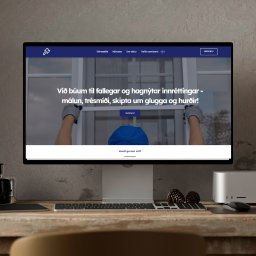 Net Lift Oliwer Szydłowski - Strona Internetowa stworzona dla firmy budowlanej z Islandii.