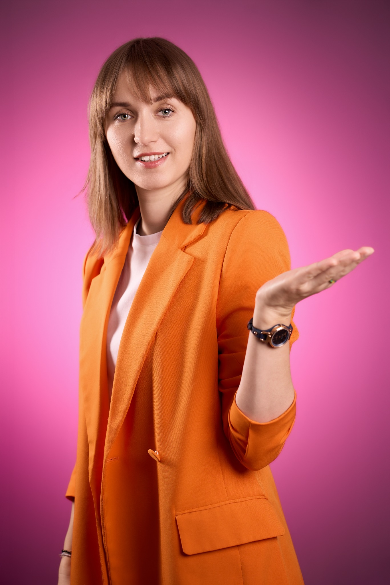 Portret kobiecy do komunikacji online