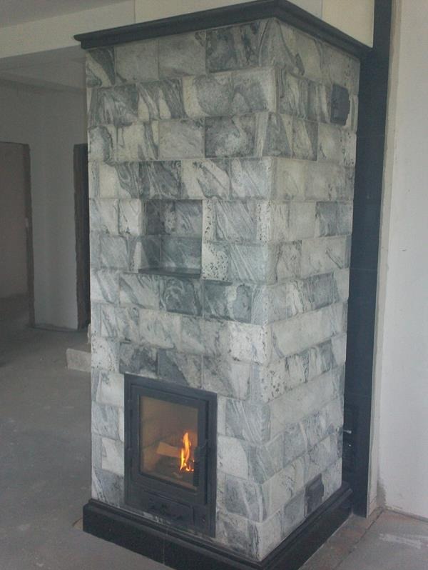 Piec z kafli granitowych