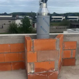 Montaż komina termoizolowanego