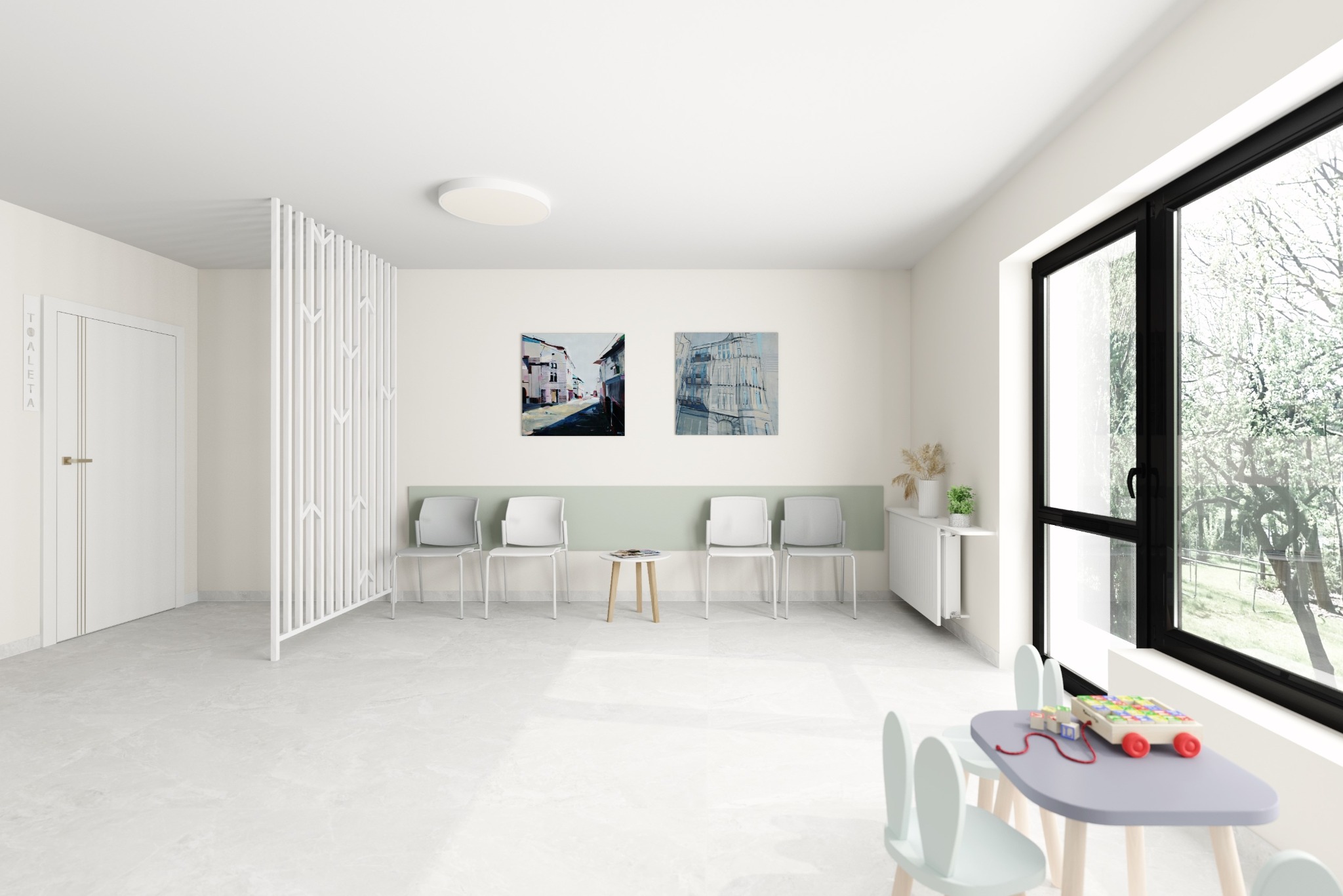 Poczekalnia przy gabinecie