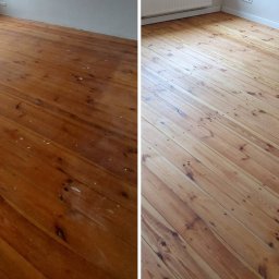 Cyklinowanie i olejowanie olejem naturalnym.