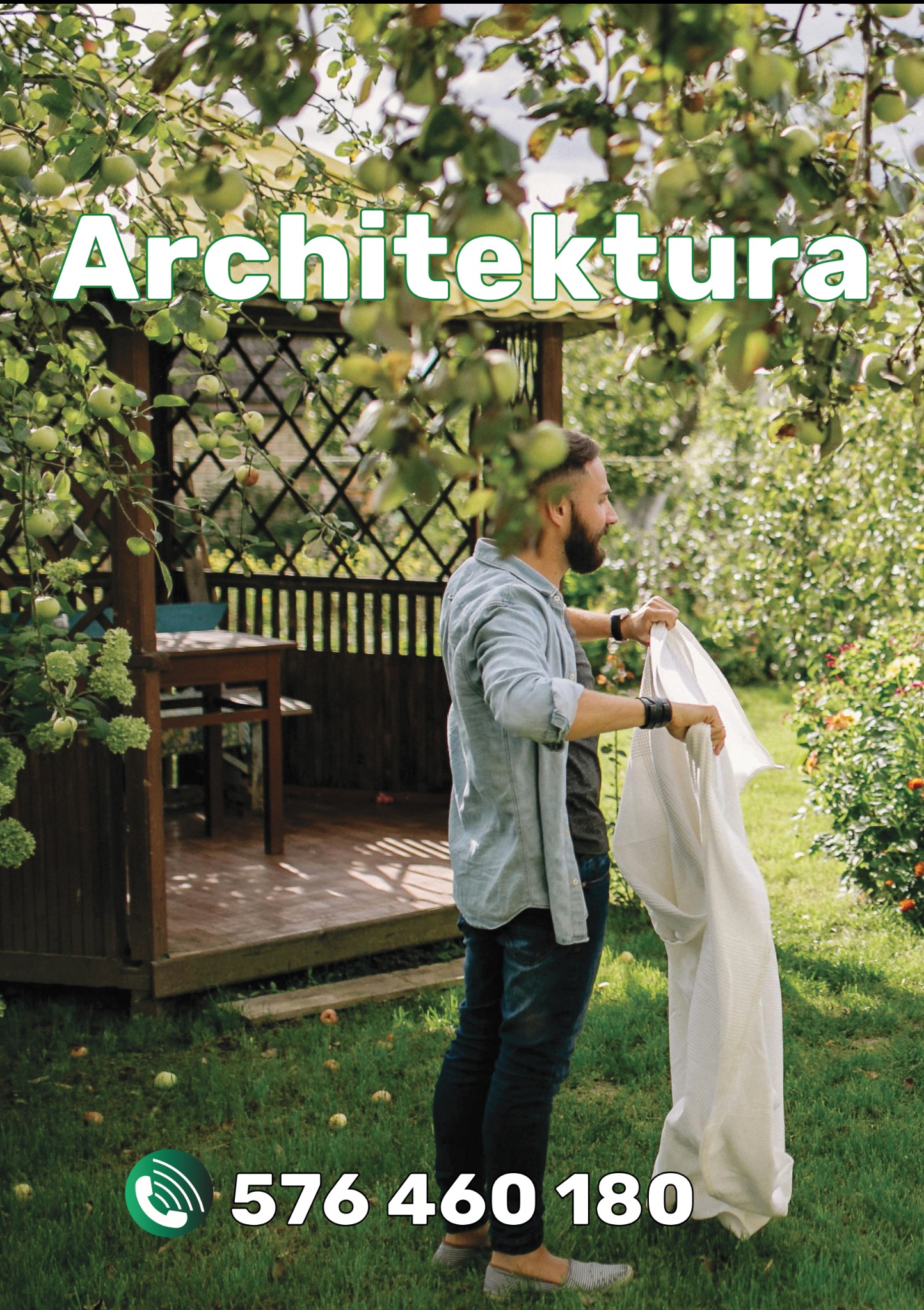 Elementy architektury ogrodowej takie jak leżaki, siedziska, oparcia, ścianki, ogrodzenia