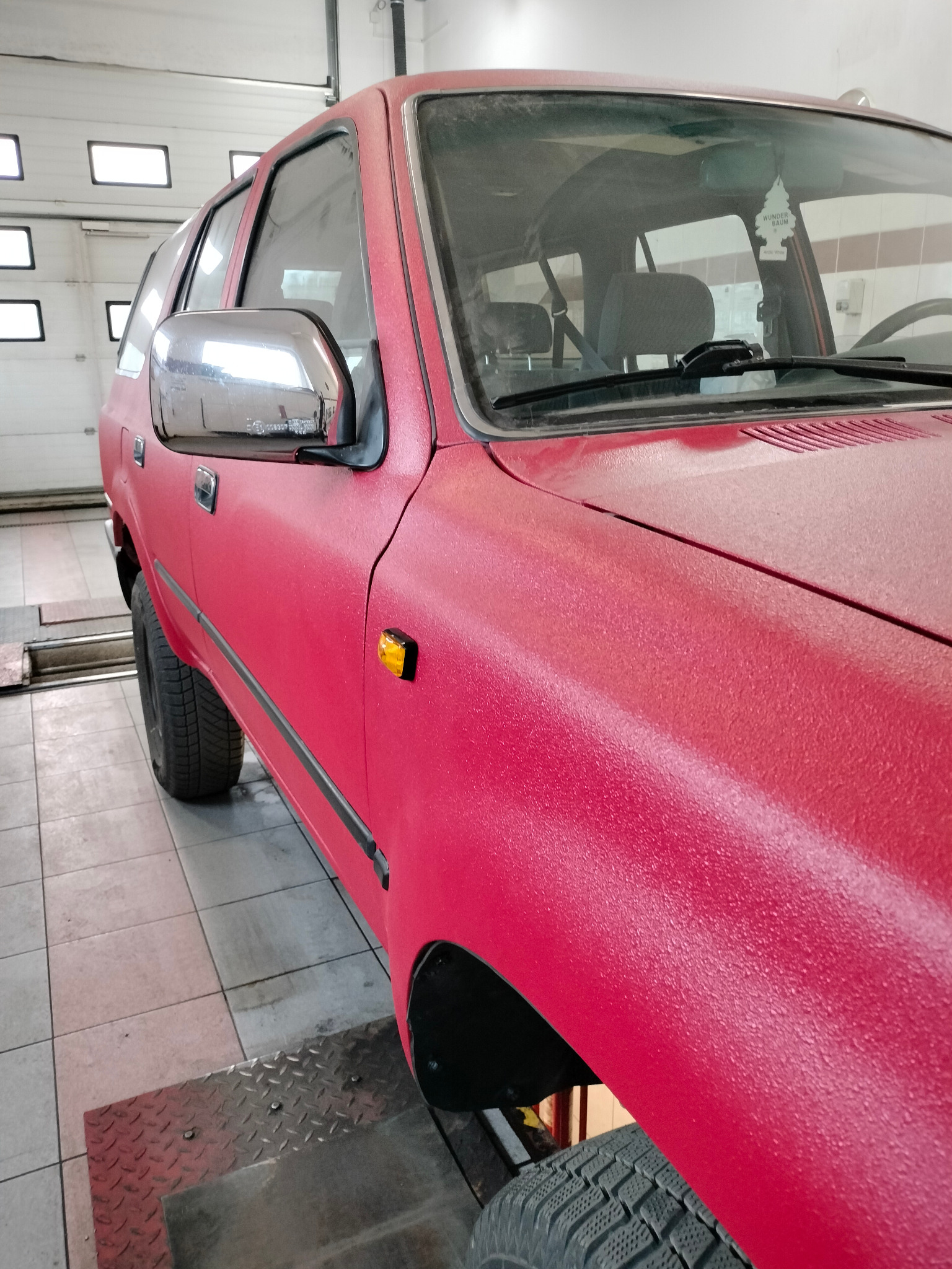 Zmiana koloru w powłokę Raptor