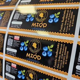 Drukarnia Papeteria Wuala - Naklejki na miody